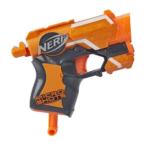 너프 NERF MicroShots 6-Blaster Bundle - 6 Mini Dart-Firing Elite Blasters and 6 Official Elite Darts - Kids, Teens, Adults (Amazon Exclusive), 1.73 x 16.5 x 10.98 inches