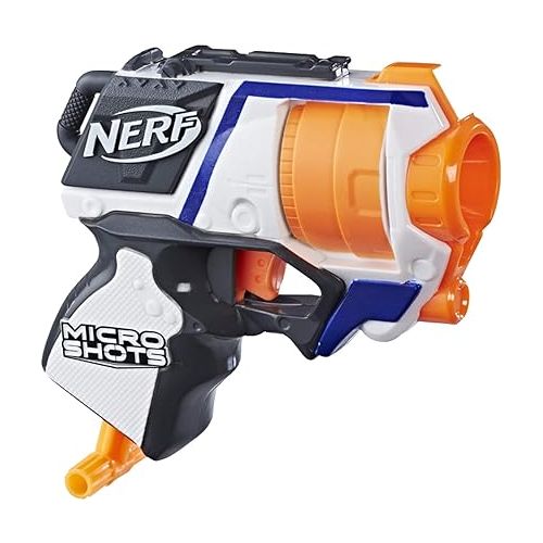 너프 NERF MicroShots 6-Blaster Bundle - 6 Mini Dart-Firing Elite Blasters and 6 Official Elite Darts - Kids, Teens, Adults (Amazon Exclusive), 1.73 x 16.5 x 10.98 inches