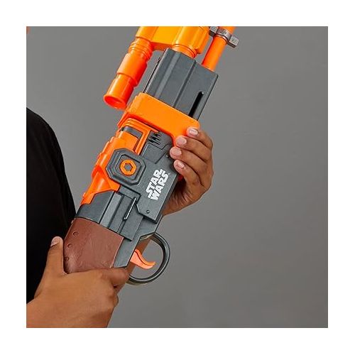 너프 Nerf Star Wars Amban Phase-Pulse Blaster, The Mandalorian, Scope, 10 Official Elite Darts, Breech Load, 50.25 Inches Long (Amazon Exclusive)