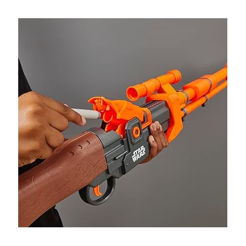 너프 Nerf Star Wars Amban Phase-Pulse Blaster, The Mandalorian, Scope, 10 Official Elite Darts, Breech Load, 50.25 Inches Long (Amazon Exclusive)