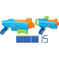 NERF Elite Junior Ultimate Starter Set, 2 Easy Play Blasters, 15 Darts for Kids Outdoor Games, Ages 6 & Up