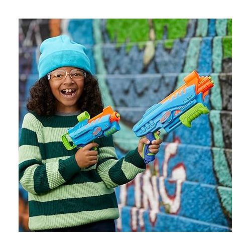 너프 NERF Elite Junior Ultimate Starter Set, 2 Easy Play Blasters, 15 Darts for Kids Outdoor Games, Ages 6 & Up