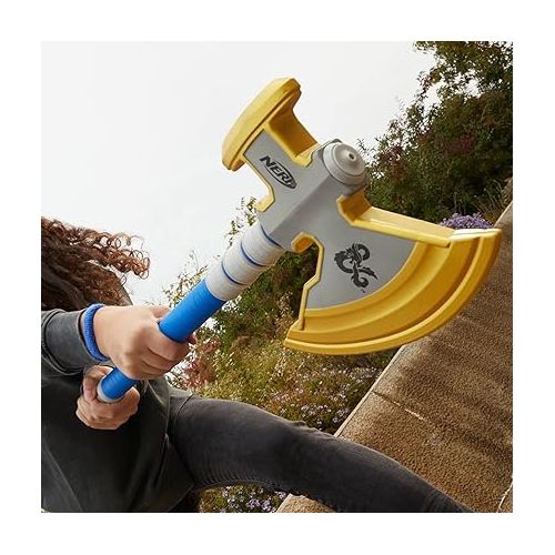 너프 NERF Dungeons & Dragons Holga's Greataxe, Foam Head, Dungeons & Dragons, D&D Play Toys, Ages 8 & Up