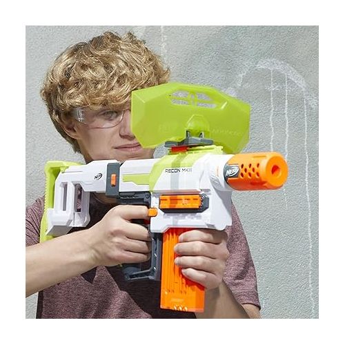 너프 NERF Modulus Recon MKIII Blaster, Removable Stock and Barrel Extension, Dart Shield, 12-Dart Clip, 12 Elite Darts, Outdoor Games and Toys for Boys and Girls (Amazon Exclusive)