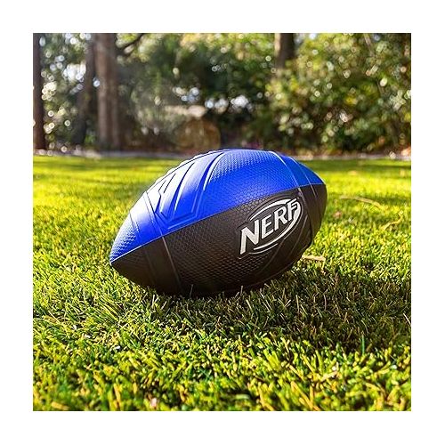 너프 NERF Kids Foam Football - Pro Grip Youth Soft Foam Ball - Indoor + Outdoor Football for Kids - Small NERF Foam Football - 9