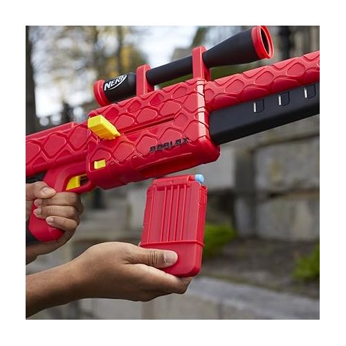 너프 Nerf Roblox Zombie Attack: Viper Strike Sniper-Inspired Blaster with Scope, Code for Exclusive Virtual Item, Roblox Toys for 8 Year Old Boys & Girls and Up, 6-Dart Clip, 6 Elite Darts, Bipod