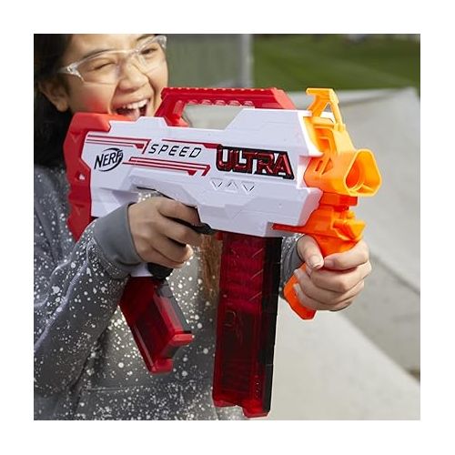 너프 Nerf Ultra Speed Fully Motorized Blaster, Fastest Firing Ultra Blaster, 24 AccuStrike Ultra Darts, Uses Only Ultra Darts