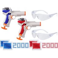 Nerf Pro Gelfire Versus Pack Includes 2 Blasters, 4,000 Gelfire Rounds, 60 Round Capacity, T-Pull Priming, 2 Eyewear, Gifts for Teens Ages 14+ (Amazon Exclusive)
