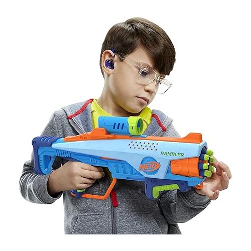 너프 Nerf Elite Junior Rookie Pack, Easy Play Toy Foam Blaster, 32 Nerf Elite Darts, 4 Targets, Nerf Blasters for Kids Outdoor Games, Ages 6 & Up (Amazon Exclusive)