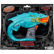 NERF Dungeons & Dragons Rakor Blaster, 4 Elite 2.0 Darts, Kids Outdoor Games, D&D Blaster Toys for Ages 8 & Up