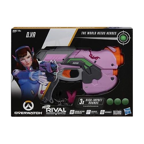 너프 Overwatch D.Va Nerf Rival Blaster with 3 Overwatch Rival Rounds