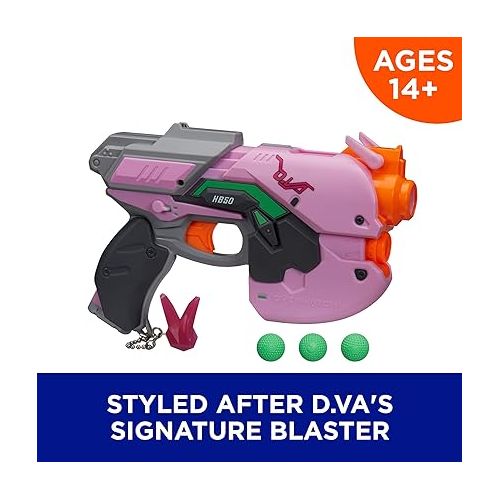 너프 Overwatch D.Va Nerf Rival Blaster with 3 Overwatch Rival Rounds