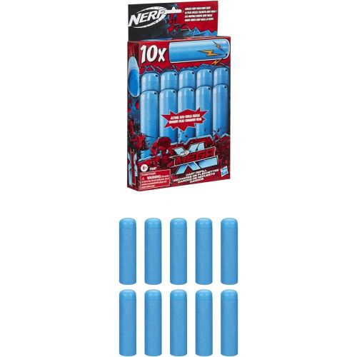 너프 NERF Mega XL Dart Refill, Includes 10 Mega XL Whistler Darts, Largest Mega Darts Ever, Makes Whistling Sound When Fired