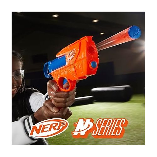 너프 Nerf N Series Ward Blaster, 2 N1 Darts Compatible Only N Series Blasters, Kids Outdoor Games, Ages 8+