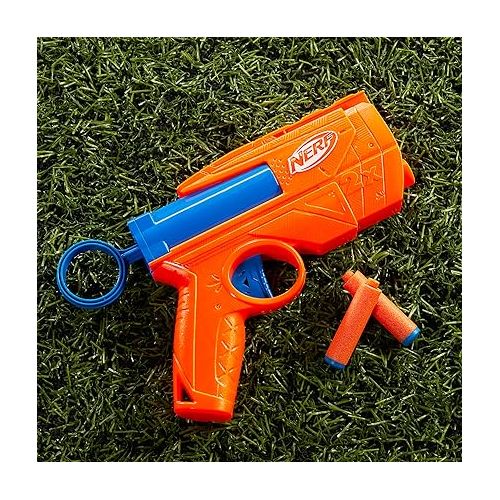 너프 Nerf N Series Ward Blaster, 2 N1 Darts Compatible Only N Series Blasters, Kids Outdoor Games, Ages 8+