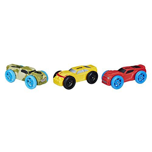 너프 Nerf Nitro Foam Car 3-Pack (Version 7)