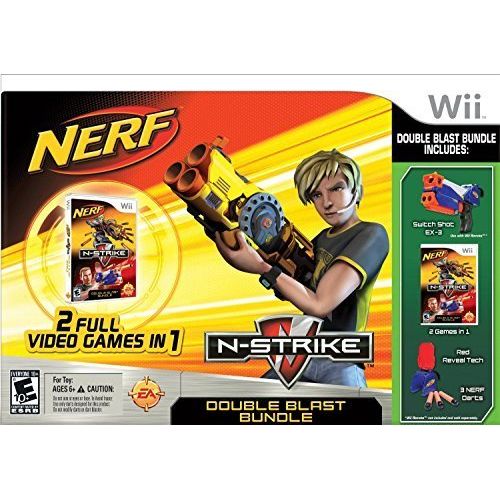 너프 Nerf: N-strike Double Blast (Nintendo Wii, 2010)