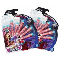 Nerf Rebelle Message Dart Refill (2 Pack) 16 Message Darts, 2 Pens, 2 Decoders