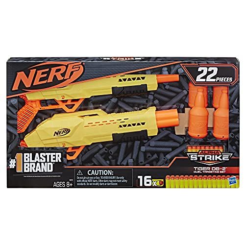 너프 NERF Alpha Strike Tiger DB-2 Duel targeting 2 Blaster Set