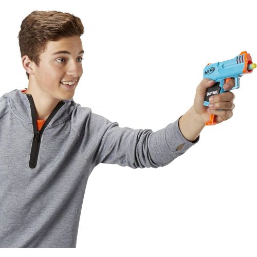 너프 NERF Fortnite Micro HC-R Microshots Dart-Firing Toy Blaster & 2 Official Elite Darts for Kids, Teens, Adults