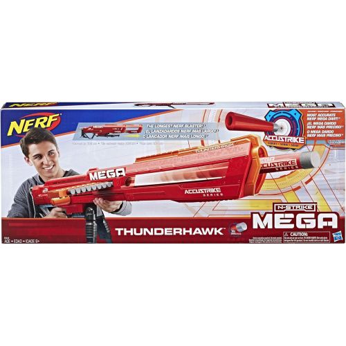 너프 NERF E0440EU4 N-Strike Mega AccuStrike Series Thunderhawk, Multi-Colour