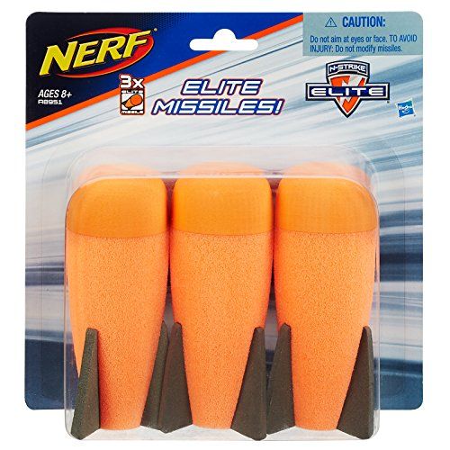 너프 Official Nerf N-Strike Elite Series Mega Missile Refill 3-Pack