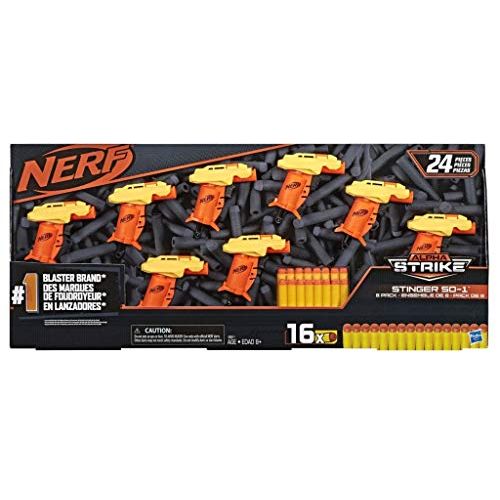 너프 NERF Alpha Strike Stinger SD-1 Blasters Pack of 8
