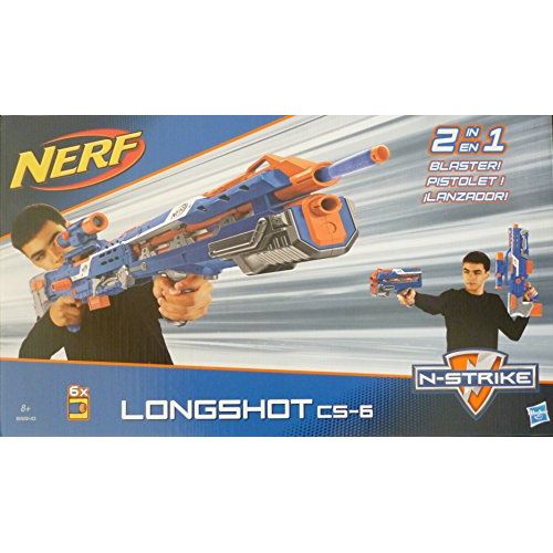 너프 NERF N-Strike Elite Longshot CS-6 (Blue Version)