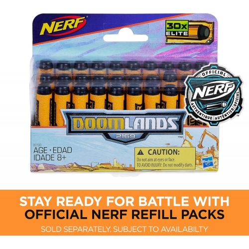 너프 Persuader Nerf Doomlands Toy Blaster with Hammer Action and 4 Official Nerf Doomlands Darts for Kids, Teens, and Adults
