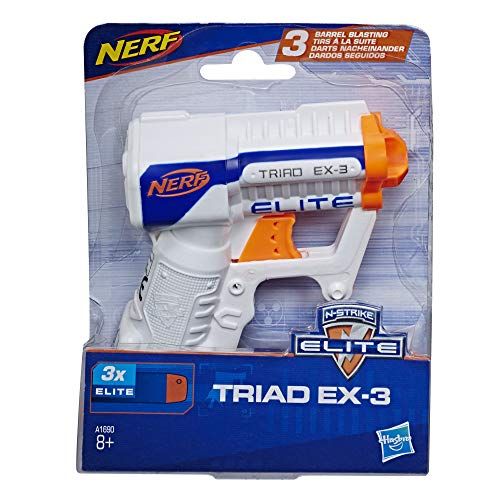 너프 NERF N-Strike Elite Triad EX-3 Toy, Multicolor