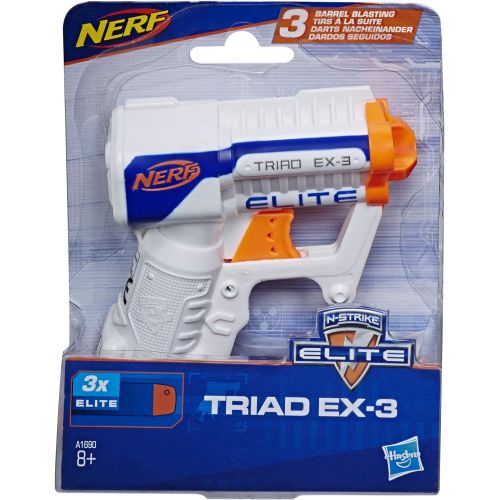 너프 NERF N-Strike Elite Triad EX-3 Toy, Multicolor