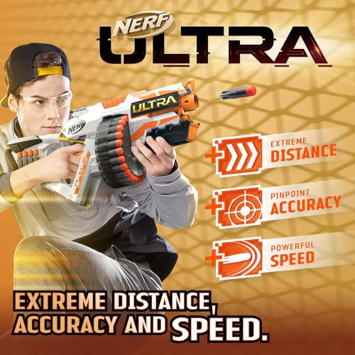 너프 NERF Ultra One Motorized Blaster -- 25 Ultra Darts -- Farthest Flying Darts Ever -- Compatible Only Ultra One Darts