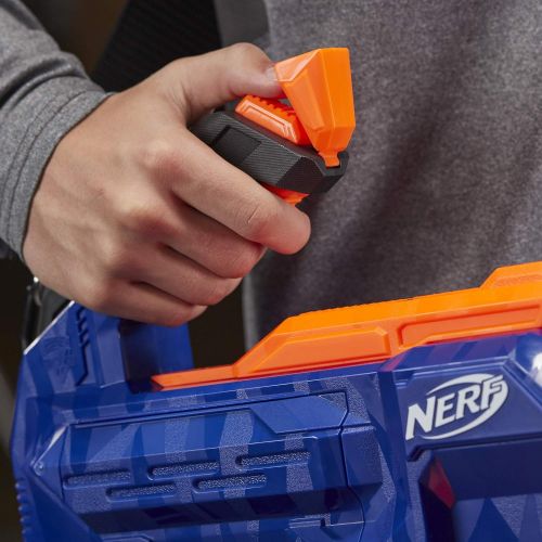 너프 NERF Elite Titan CS-50 Toy Blaster -- Fully Motorized, 50-Dart Drum, 50 Official Elite Darts, Spinning Barrel -- for Kids, Teens, Adults