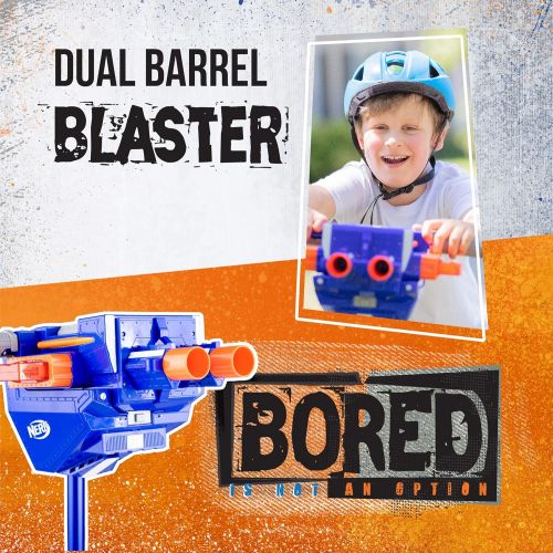 너프 NERF Blaster Scooter Dual Trigger, 3 Wheel Kick Scooter