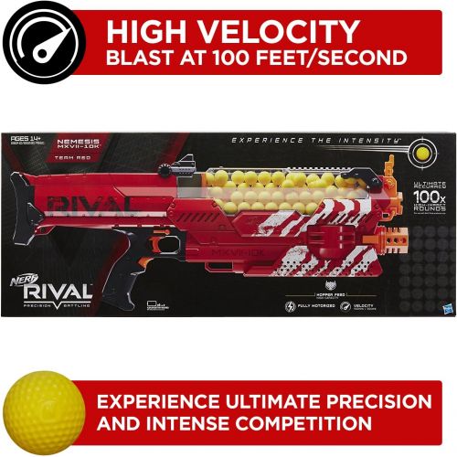 너프 Nerf Rival Nemesis MXVII-10K, Red (Amazon Exclusive), Standard Packaging