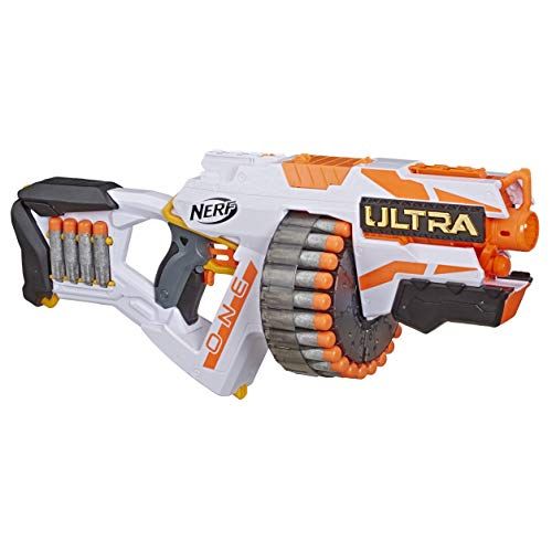 너프 Nerf Ultra One Motorised Blaster, 25 Nerf Ultra Darts, Furthest Flying Nerf Darts Ever, Compatible Only with Nerf Ultra One Darts