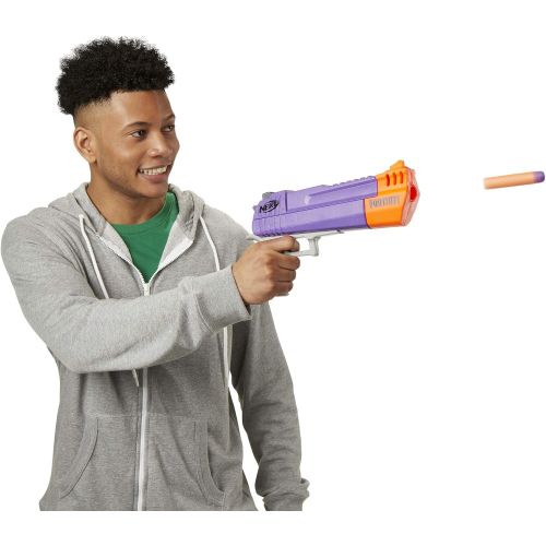 너프 NERF Fortnite HC-E Mega Dart Blaster  Includes 3 Official Mega Fortnite Darts  for Youth, Teens, Adults