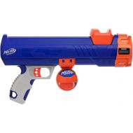 Nerf Dog Tennis Ball Blaster Dog Toy Blue/Orange, 16 Inch Compact Blaster with 1 Ball