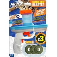 Nerf Cat 7.88in Catnip Blaster with 3 Catnip Disc 3-Pack - White/Translucent Blue/Orange