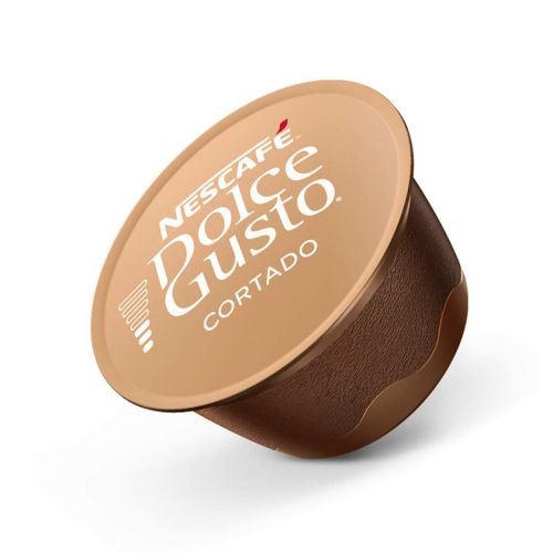 네스카페 Nestle Nescafe Dolce Gusto Coffee Pods - Cortado Espresso Macchiato Flavor - Choose Quantity (3 Pack (48 Capsules))