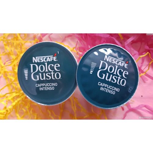네스카페 Nestle Nescafe Dolce Gusto Coffee Pods - Cappuccino Intenso Flavor - Choose Quantity (3 Pack (48 Capsules))