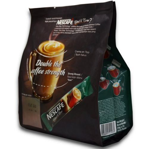 네스카페 4 PACK - Nescafe 3 in 1 RICH Instant Coffee (100 Sticks TOTAL) ★ Made from Premium Quality Beans...