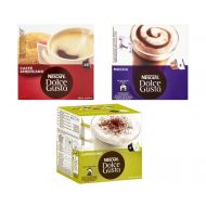 Nescafe Dolce Gusto 3 Flavour Variety Pack Pack Of 3 Total 48 Capsules