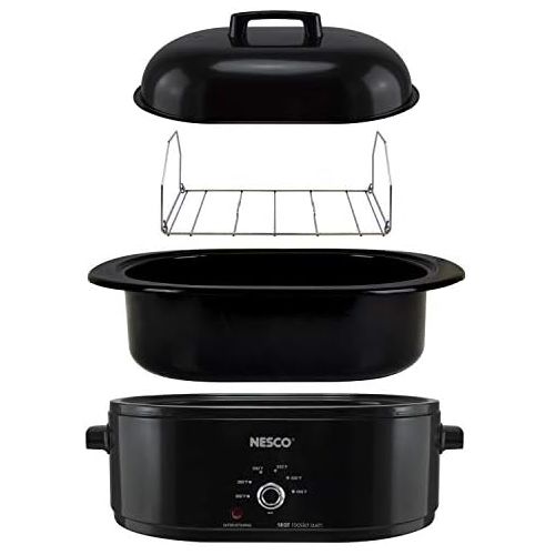  [아마존베스트]NESCO MWR18-13, Roaster Oven, 18 Quarts, Black