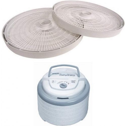  Nesco LT-2SG Add-A-Tray (2-pack) and Snackmaster Pro Food Dehydrator FD-75A Bundle