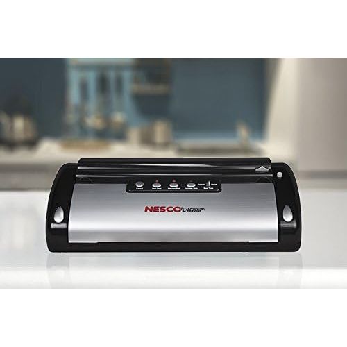  Nesco NESCO VS-02, Food Vacuum Sealing System with Bag Starter Kit, Black