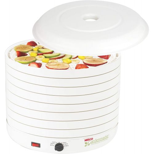  Nesco NESCO FD-1018A, Gardenmaster Food Dehydrator, White, 1000 watts