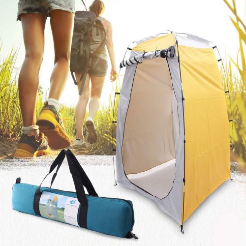  Nesee Pop Up Camping Shower Tent, Privacy Portable Camping, Biking, Toilet, Shower, Beach and Changing Room Extra Tall, Spacious Tent Shelter.