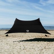 Neso Gigante - Portable Beach Tent - Ideal to Enjoy with Family and Friends - UPF 50+, Water-Resistant, and Lightweight - Black, 11' x 11'