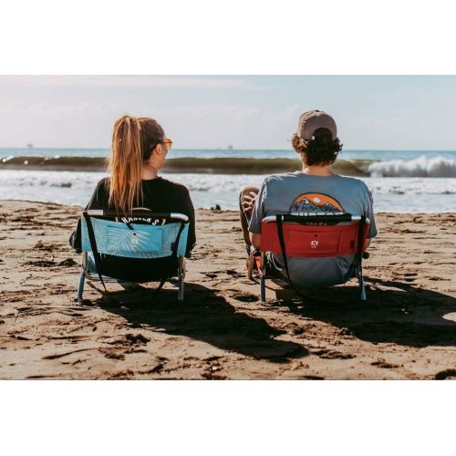  Neso Beach Chairs 2 Pack Water Resistant with Shoulder Strap and Slip Pocket Folds Thin